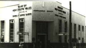 The Murwillumbah branch of The Bank of New South Wales where the Magnetic Drill Gang stole $1.7 million. Picture: HWT Library Source: HWT Image Library